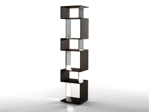 OSUNA - Swivel wood and glass bookcase _ Tonin Casa